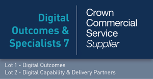 Digital outcomes & specialists 7 - Crown Commercial Service Supplier badge
